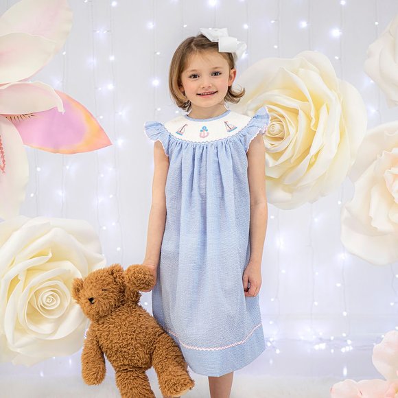 Sailboat Smock Dress